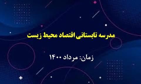 مدرسه تابستانی اقتصاد محیط زیست