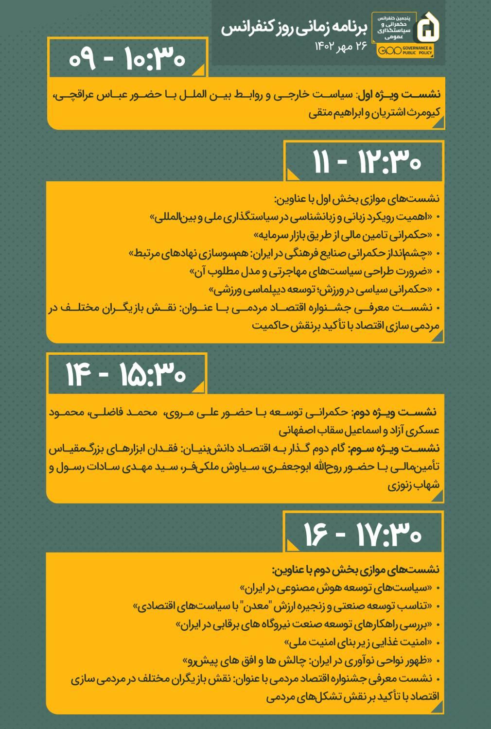 پنجمین کنفرانس حکمرانی و سیاستگذاری عمومی با محوریت "حکمرانی تحول"